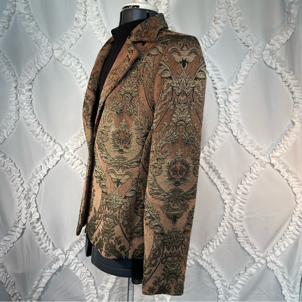 Kasper Sz 10 brocade blazer - Picture 6 of 9
